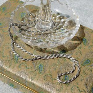 Sterling Silver 3 mm Italian Rope Chain, 18"